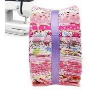 Jelly Roll Fabric Strips for Quilting, Sewn Cotton Fabric Rolls for Craft Projects and Carpets - Sewing Accessories for Quilts Bags Doll Dresses Cushion Covers Tablecloths