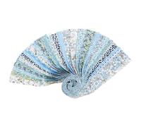 Jelly Roll Fabric Strips Quilting Bundle - Pre Cut Cotton Craft Strips Set | Sewing Material for Doll Clothes Cushions Tablecloth Bags Scrapbooking Project