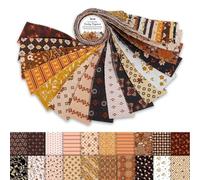 Jelly Roll Fabrics for Quilting 40 Strip 2.5" Cotton Strips Bundles, Perfect Quilting Fabric for Craft Project, Precut Quilt Fabirc, Cotton Strips for Home Décor, Blanket, Rugs - Earthy Elegance