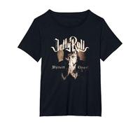 Jelly Roll - Whitsitt Chapel T-Shirt, Women's Plus, Black, 4X