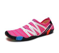 Jelly Shoes for Women Beach for Men and Women Summer Quick Drying Swimming Non Slip Water Socks Breathable River Trekking Snorkeling and Wading Shoes Soft Soles Women Swimwear Red