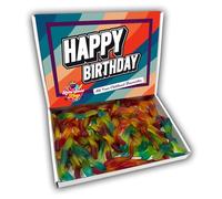 Jelly Snakes Gift Box Happy Birthday Hamper (RETRO BIRTHDAY FRONT)