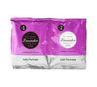 Jelly Spa Pedicure - Moisturizing Crystal Foot Soak 80g Single Pack | Lavender Scented Relaxing Jelly Bath Salt | Crystal Mud Foot Trreatment for Softening and Callus Care