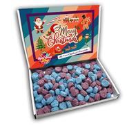 Jelly Spogs Merry Christmas Sweets Gift Box Hamper (RETRO CHRISTMAS FRONT)