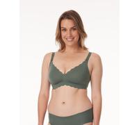 Jelly Strip Seamless Nursing Bra YN46 | Color: Pine Green | Size: 2XL