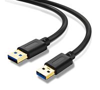 Jelly Tang USB 3.0 A to A Cable - 1M, USB Male to Male Cable with Gold-Plated Connector for Hard Drive Enclosures, DVD Player, Laptop Cooler (3Ft/1M)