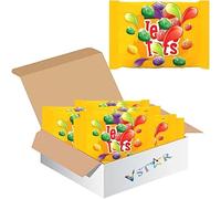 Jelly Tots Fruit flavoured jelly Sweets Bag 42g | Blackcurrant, strawberry, lemon, lime & orange Flavours (12)
