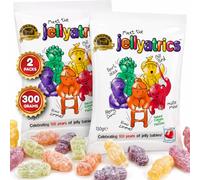 Jellyatrics Jelly Babies 150g Halal Fruity Chewy Sweets Bag | Fruity jelly babies, Halal chewy sweets, soft gummy candy for sharing, parties and everyday enjoyment.