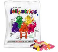 Jellyatrics Jelly Babies 150g Halal Fruity Chewy Sweets Bag | Fruity jelly babies, Halal chewy sweets, soft gummy candy with assorted flavours for sharing and everyday snacking.