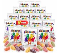 Jellyatrics Jelly Babies 150g x18 Halal Chewy Fruity Sweets Bags