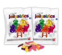 Jellyatrics Jelly Babies 150g x2 Halal Chewy Fruity Sweets Bags | Fruity jelly babies, Halal chewy sweets, pack of 2 bags, soft gummy candy for sharing and family snacking.