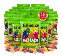 Jellyatrics Sour Jelly Babies 150g x18 Halal Fruity Sweets Bags