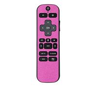 Jellybean Pink Glitter Vinyl wrap skin sticker for Now TV Smart with voice search Remote Controller