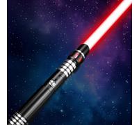 Jellybibo Light Saber, Lightsaber, USB Rechargeable Lightsaber with Metal Handle & Sounds Effects, RGB 16 Colors & 4 Modes, 79cm Laser Sword Toy for Kids and Adults Cosplay Party Gifts (Black 1pc)