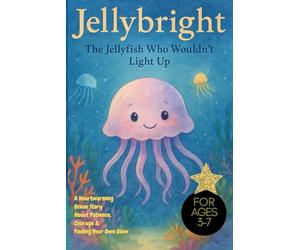JellyBright The Jellyfish Who Wouldn’t Light Up: A Heartwarming Ocean Story About Patience, Courage & Finding Your Own Glow, jellyfish story, ocean lover gift, courage gift