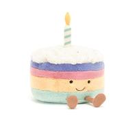 Jellycat Amuseable Rainbow Birthday Cake Food Plush