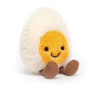 Jellycat Amuseables Boiled Egg Happy Stuffed Toy, Small 5.5 inches - Food Plush