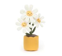 Jellycat Amuseables Daisy Pot Stuffed Toy, 13.5 inches - Plant & Flower Plush - Fun Décor & Gift