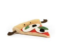 Jellycat Amuseables Slice of Pizza Stuffed Toy, 9 inches - Food Plush - Fun Gift