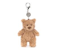 Jellycat Bartholomew Bear Bag Charm - L: 5 cm x l: 6 cm x h: 12 cm