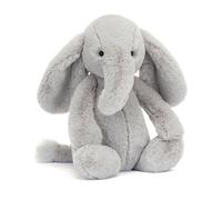 Jellycat BAS3ELE Bashful Luxe Elephant Thuddeus Medium Plush Soft Toy