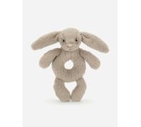 Jellycat Bashful Beige Bunny Ring Rattle in Beige (18 CM) - Beige - One size