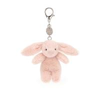Jellycat Bashful Bunny Blush Bag Charm, 3.5 inches | Rabbit and Bunny Plush Keychain | Great Gift Idea, Blush Bunny