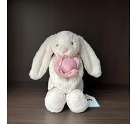 Jellycat Bashful Bunny Peony - RARE - New w/ Tags - Free & Fast Shipping ✅