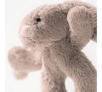 Jellycat Beige Bashful Bunny Faux-fur Rattle 18cm 1size