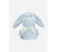 Jellycat Bashful Bunny Soother in Blue (34 CM) - Blue - One size