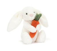 Jellycat Bashful Carrot Bunny Stuffed Animal, Small 7 inches | Rabbit and Bunny Plush Toy | Classic Children's Gift
