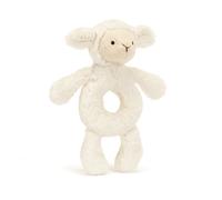 Jellycat Bashful Lamb Ring Rattle Sitting Height: 12cm
