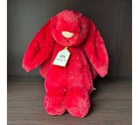 Jellycat Bashful Luxe Bunny Scarlett Medium - RARE - BNWT - Free Fast Shipping ✅