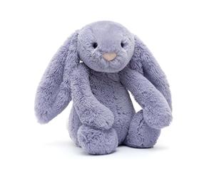 Jellycat Bashful Medium Purple Bunny Plush Toy (Purple)