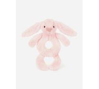 Jellycat Bashful Pink Bunny Ring Rattle in Pink (18cm) - Pink - One size