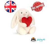 Jellycat Bashful Red Love Heart Bunny 31cm Plush Soft Toy BNWT +Dust Bag UK