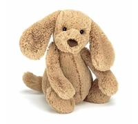 Jellycat Bashful Toffee Puppy Medium - L: 9 cm x l: 12 cm x h: 31 cm