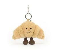Jellycat Croissant Clip Keychain: Funny Croissant Purse Charm, Amuseables Collection