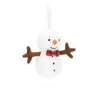 Jellycat Festive Folly Snowman - H : 9 cm x L : 6 cm