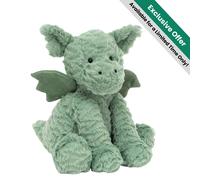 Jellycat Fuddlewuddle Dragon Medium - L: 8 cm x l: 10 cm x h: 23 cm