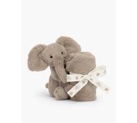 Jellycat Grey Smudge Luxe Elephant Faux-fur Soother 29cm 1size