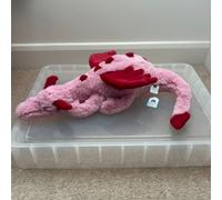 Jellycat Heart Dragon Large - RARE - New w/ Tags - Free & Fast Shipping ✅