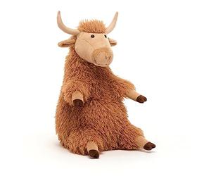 Jellycat Herbie Highland Cow - L: 14 cm x l: 14 cm x h: 26 cm