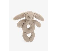 Jellycat Jellycat Bashful Bunny Faux-Fur Rattle 18cm Beige 1Size