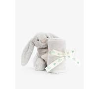 Jellycat Jellycat Bashful Bunny Faux-Fur Soother 34cm Silver 1Size