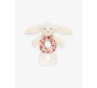 Jellycat Jellycat Blossom Bunny Berry Faux-Fur Ring Rattle Soft Toy 18cm Pink