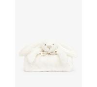 Jellycat Jellycat Luxe Bashful Bunny Faux-Fur Blanket 70cm White 1Size