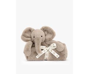 Jellycat Jellycat Luxe Smudge Elephant Faux-Fur Blanket 70cm Grey 1Size