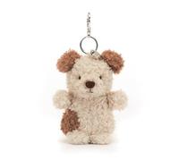 Jellycat Little Pup Bag Charm, 4 inches - Dogs and Puppies Plush Keychain - Great Gift Idea