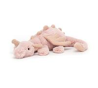 Jellycat Little Rose Dragon Collectable Plush Decoration,Pink